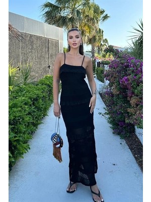 Amara Boutique Regina Dantel Detay Elbise 2754-01