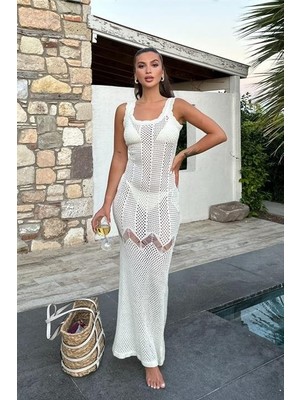 Amara Boutique Romina Ajurlu Balık Form Elbise 2762