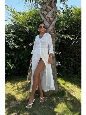 Amara Boutique Jessyca Dantelli Brode Elbise 2515-13