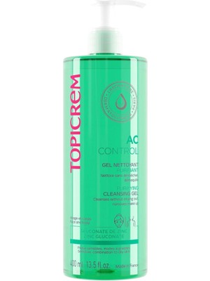 Topicrem Ac Purifying Cleansing Gel 400 ml Yağlı ve Akneli Ciltler İçin Yıkama Jeli