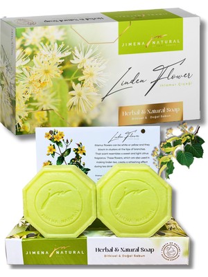 Jimena Natural Doğanın Kokuları Bitkisel & Doğal Sabun 2 x 100 gr Lüks Kutu  - Scents Of Nature Herbal & Natural Soap