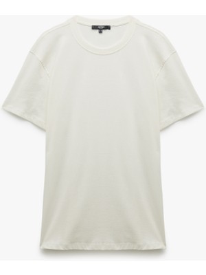 Koton Pamuklu Kısa Kollu Bisiklet Yaka Erkek Basic Tişört