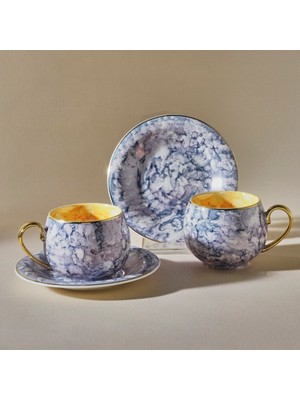 Karaca Gloss Double 2 Kişilik Kahve Fincanı Takımı 150 ml