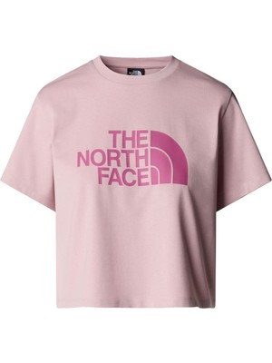 The North Face Kadın Relaxed Fit Kolay Kesim Cropped Tişört İnce Hafif Esnek Kumaşla Günlük Kullanım İçin