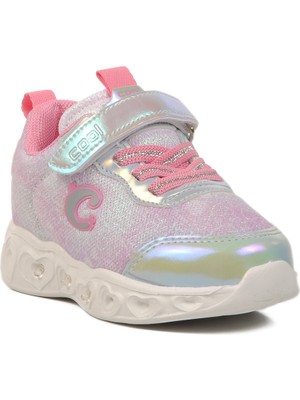 Gümüş Cırtlı Hafif Çocuk Spor Ayakkabı Yuki B