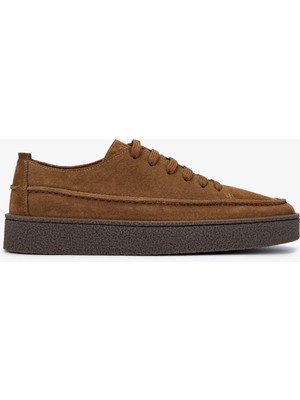 Valmenti Erkek  Deri Kahverengi Sneakers & Spor Ayakkabı 1111 502 Erk Ayk Y25 Sıgaro Suet