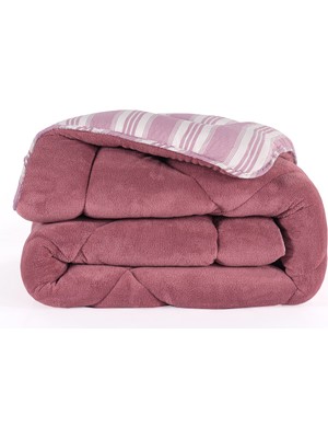 Wellsoft Yorgan Çift Kişilik Soft Line Bordo