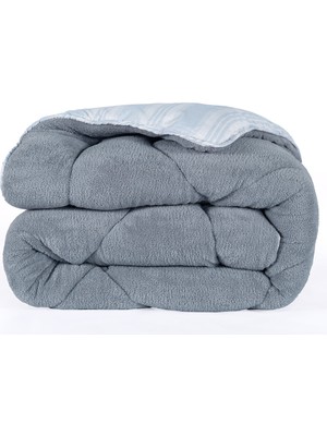 Wellsoft Yorgan Çift Kişilik Soft Line Gri