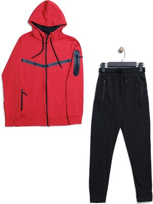 Pina KidsDalgıç Kumaş Kapüşonlu Eşofman Takımı ESF-600