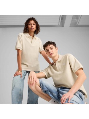 Puma Premium Essentials Krem Polo Tişört (629670-87)
