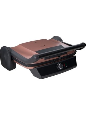 Vestel Sefa T7000 R Tost Makinesi 2000 W Döküm Malzeme ile Rose Renk ve Çift Taraflı Plaka