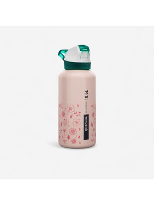 Decathlon Çocuk Pipetli Alüminyum Matara 0,6 L Pembe Hafif ve Dayanıklı Tasarım