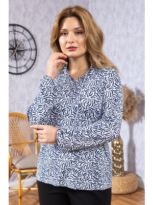 Yeni Model Yüksek Kalite Orta Yaş Anne Penye Bluz 6515