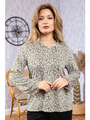 Yeni Model Yüksek Kalite Orta Yaş Anne Penye Bluz 6515