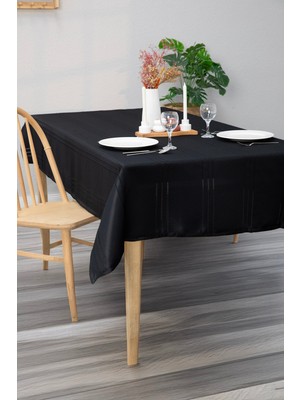Neva Leke Tutmaz Masa Örtüsü 160X220 - Siyah