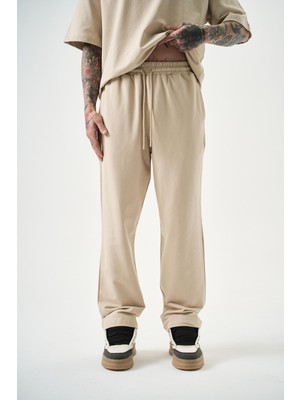 Respire Erkek Basic Baggy Eşofman Altı Su Yeşili