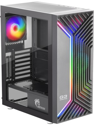 Green Grıffın G3 Plus 4X120MM Argb 2x3.2 2x2.0 USB Tempered  Oyunbilgisayar Kasası(Psu Yok)