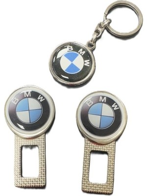 İmza Bmw Yazılı Metal Anahtarlık Çift Yönlü (1 Adet)