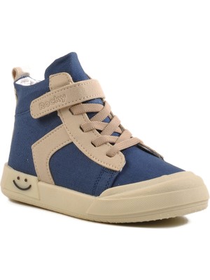 Kot Fileli Cırtlı Çocuk Spor Ayakkabı 7465 P