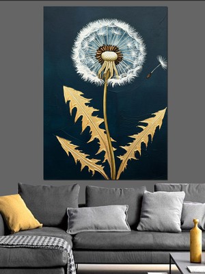 Pamuk Şemsiyesi Dekoratif Kanvas - Mdf Ahşap Tablo