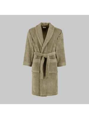 Sarev Soho Açık Haki %100 Pamuk X-Large Beden Bornoz