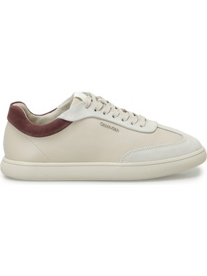 Calvin Klein Cupsole Lace Up - Lth Sue Bej Kadın Sneaker