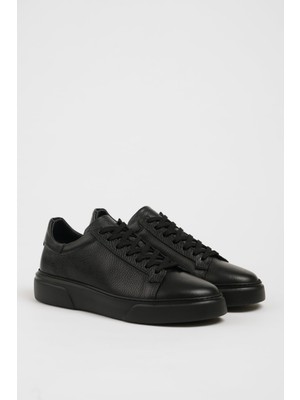 Özel Tasarım Havuz Taban Deri Sneakers Ayakkabı