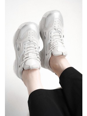 Sonia Ithal Özel Seri Kadın Spor Ayakkabı 65137 Gümüş