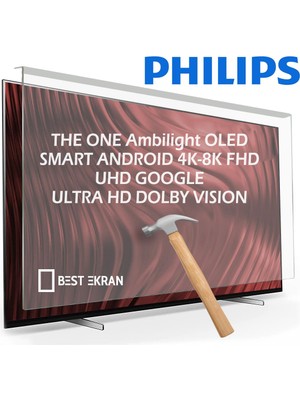 Best Ekran Philips 75PML9507 Tv Ekran Koruyucu - Philips 75" Inç 189 Ekran 4K UHD Titan Os Ambilight Tv Koruyucu
