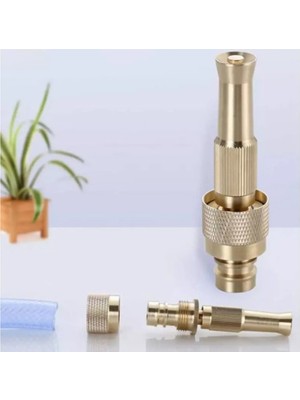 Yüksek Basınçlı Ayarlanabilir Hortum Başlığı Pirinç Püskürtme Su Basıncı Yükseltici Araba Yıkama