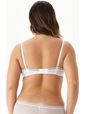 Gossard Beyaz Balenli Sütyen 6271