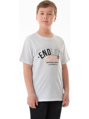 Endless Yazı Baskılı Erkek Çocuk Tişört
