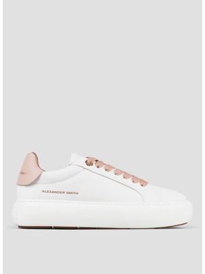 Alexander Smith Beyaz - Krem Kadın Sneaker ASBBSOW3563WNU