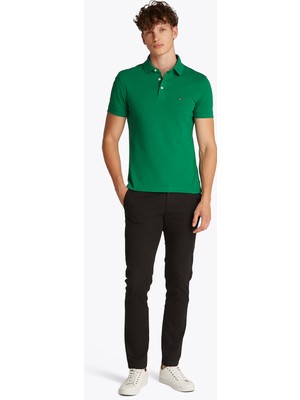 Tommy Hilfiger Yeşil Erkek Polo T-Shirt MW0MW17771L4F