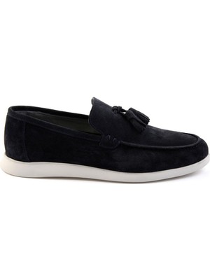 Bambi Lacivert Leather Erkek Casual Ayakkabı E01395042802