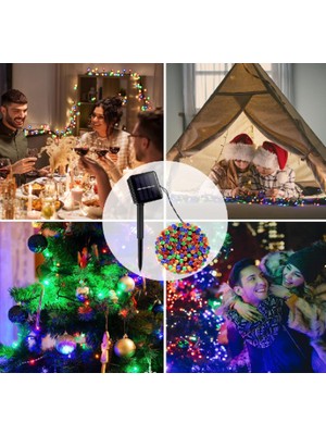 100 LED Rgb Solar 12M