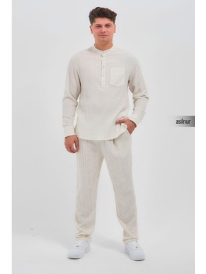 Sefa Erkek Hac ve Umre Kıyafeti Ikili Takım Beyaz