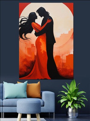 Ekart Dans Aşkı Dekoratif Kanvas - Mdf Ahşap Tablo