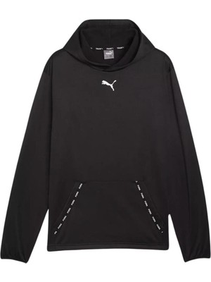 Puma  Fıt Pwrfleece Hoodie Erkek Siyah Sweatshirt
