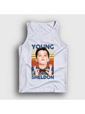 Presmono Unisex Beyaz Dizi Young Sheldon Cooper Atlet
