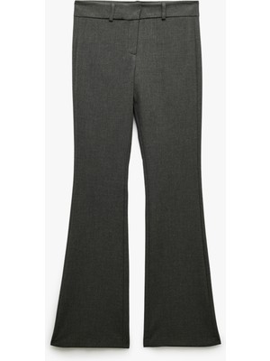 Koton Viskon Karışımlı Ispanyol Paça Kumaş Pantolon