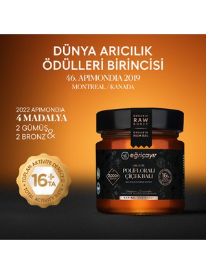 Eğriçayır Organik Polifloralı Bal 300 gr