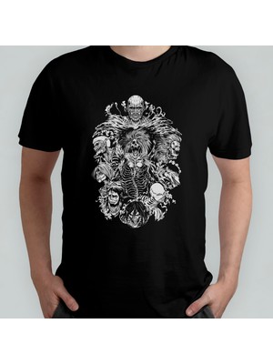 Pixxa Attack On Titan Titans %100 Pamuklu Bisiklet Yaka T-Shirt Model 2