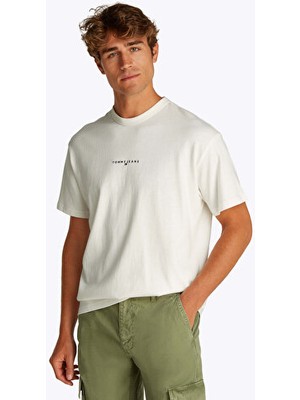 Tommy Hilfiger Tjm Rlx Lınear Logo Tee Ext