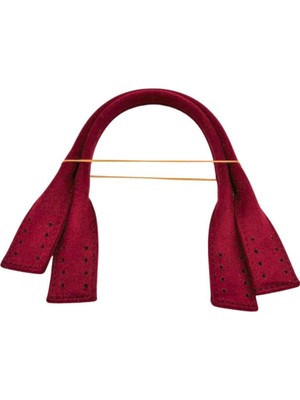 Angel Çanta Aksesuar Pelikan Model Kısa Çanta Sapı Nubuk Bordo Renk