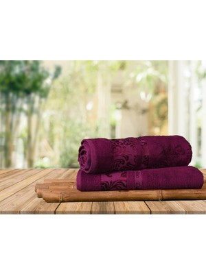 Bambu Havlu, %100 Organik, Bambu, Havlu Seti, 50X90 cm - 6'lı Paket, Premium, Ultra Yumuşak, Dekoratif