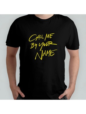 Pixxa Call Me By Your Name Unisex %100 Pamuklu Bisiklet Yaka T-Shirt Model 1