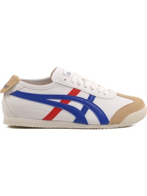 Beyaz Mavi Bağcıklı Unisex Spor Ayakkabı E-2013 G
