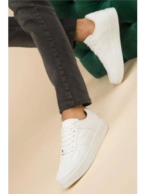 Günlük Kadın Sneaker Bağcıklı Hafif Kalın Tabanlı Yürüyüş Nefes Alan Spor Ayakkabı 1004