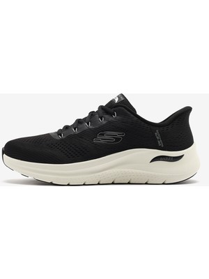 Skechers Arch Fit 2.0-Lestur Erkek Siyah Spor Ayakkabı Nefes Alabilir Yapı ile Koşu ve Yürüyüş İçin İdeal